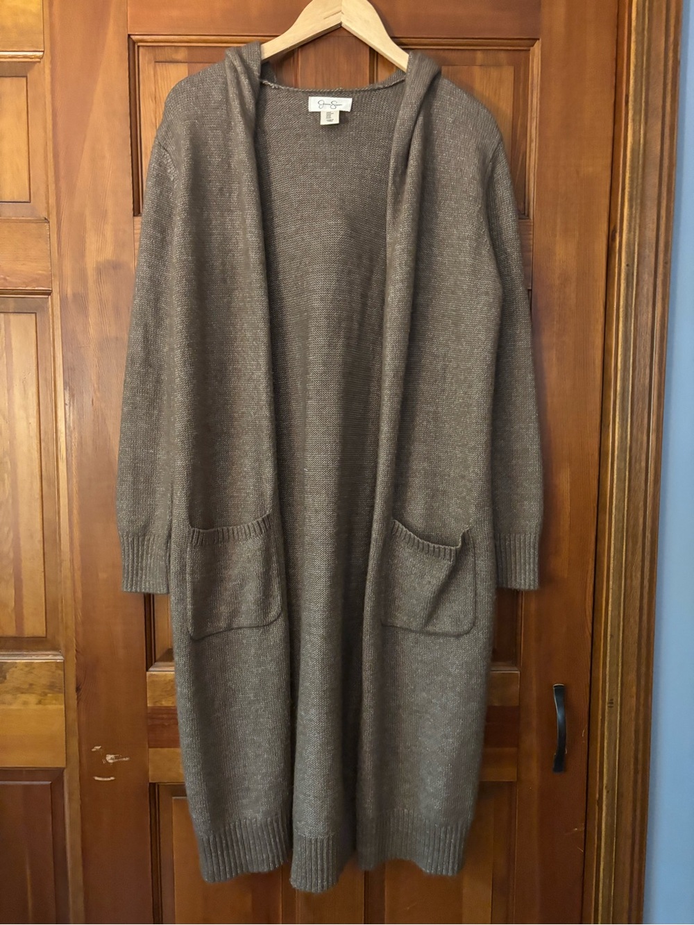 Jessica Simpson Knit Taupe Cardigan